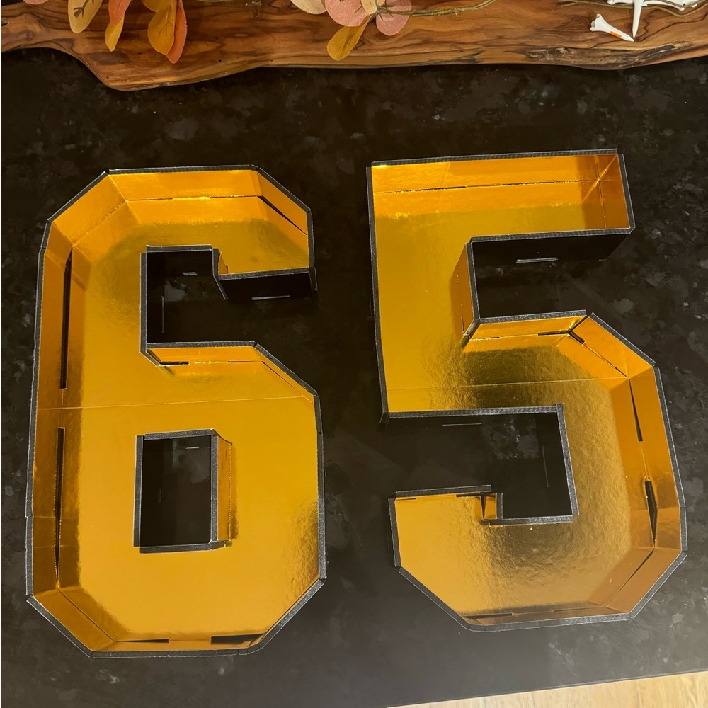 Number 5 & 6 - fillable food trays - great for cupcakes or other snacks.